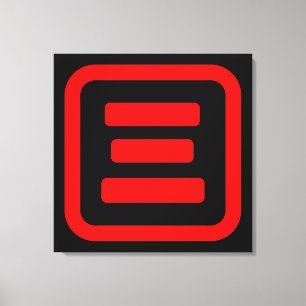 Japanse nummer drie 三 【 San 】 Kanji Canvas Afdruk