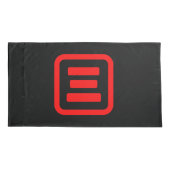 Japanse nummer drie 三 【 San 】 Kanji Kussensloop (Achterkant-Links)