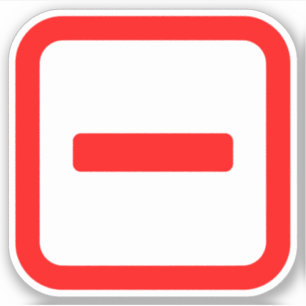 Japanse nummer één 一 Ichi 】 Kanji Sticker