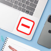 Japanse nummer één 一 Ichi 】 Kanji Sticker (Laptop met iPhone)