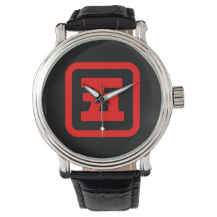 Japanse nummer vijf 五 【 gaat 】 Kanji Horloge