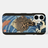  Japanse octopus en karper Case-Mate iPhone Case (Achterkant (horizontaal))