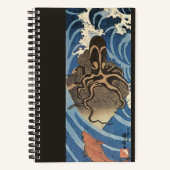 Japanse octopus en karper Notitieboek (Voorkant)