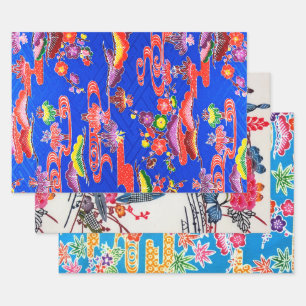 Japanse Okinawa bloemschikking Inpakpapier Vel