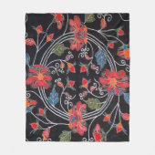 Japanse Okinawan-kleurstof (Bingata) Fleece Deken (Voorkant)