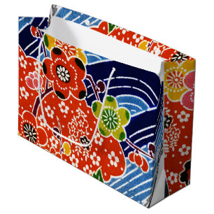 Japanse Okinawan-kleurstof (Bingata) Groot Cadeauzakje