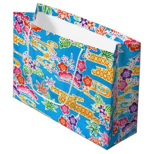 Japanse Okinawan-kleurstof (Bingata) Groot Cadeauzakje