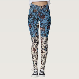 Japanse Okinawan-kleurstof (Bingata) Leggings
