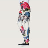 Japanse Okinawan-kleurstof (Bingata) Leggings (Links)
