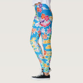 Japanse Okinawan-kleurstof (Bingata) Leggings (Links)