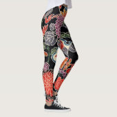 Japanse Okinawan-kleurstof (Bingata) Leggings (Rechts)