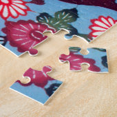 Japanse Okinawan-kleurstof (Bingata) Legpuzzel (Zijkant)