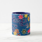 Japanse Okinawan-kleurstof (Bingata) Mok (Midden)