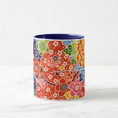 Japanse Okinawan-kleurstof (Bingata) Mok (Midden)