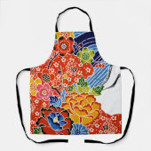 Japanse Okinawan-kleurstof (Bingata) Schort (Voorkant)