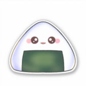 Japanse Onigiri rijstbal Sticker (Voorkant)