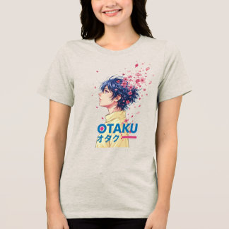 Japanse Otaku Esthetische Minimalistische Streetwe Tri-Blend Shirt