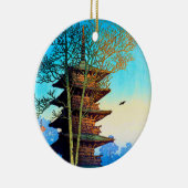 Japanse pagode keramisch ornament (Rechts)