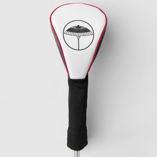 Japanse paraplu in een draadvormige ring golfheadcover