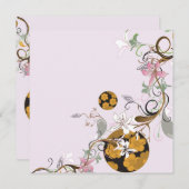 Japanse patronen Uitnodiging (Voorkant / Achterkant)