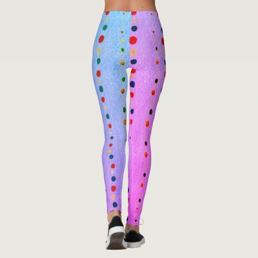 Japanse PATTERN BRIGHT FUN PRINED Leggings (Achterkant)