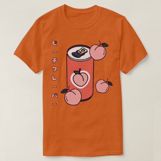 Japanse peach soda1 t-shirt (Design voorkant)