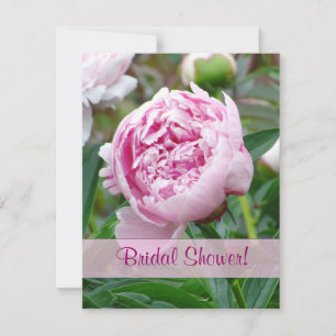 Japanse Peony Bridal Shower Kaart