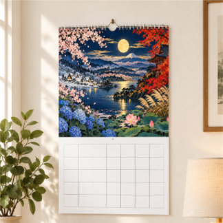 Japanse Plaatsen Seizoenskalender Kalender