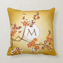Japanse plum Blossom Moon Gold Oranje Red Branch
