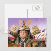 Japanse pop met pak van Armor Briefkaart (Voorkant / Achterkant)