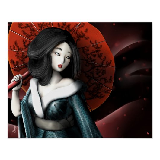 Japanse prinses - Taketori Monogatari Perfect Poster (Voorkant)