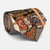  Japanse Prints Stropdas (Opgerold)