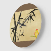 Japanse  printwandklok grote klok (Hoek)