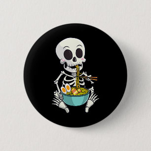 Japanse Ramen Noodles Anime Halloween Kostuum Ronde Button 5,7 Cm
