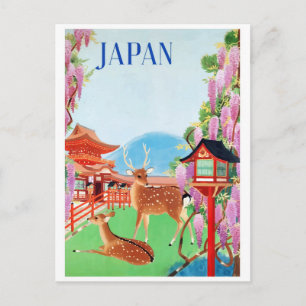 Japanse  reisposter briefkaart