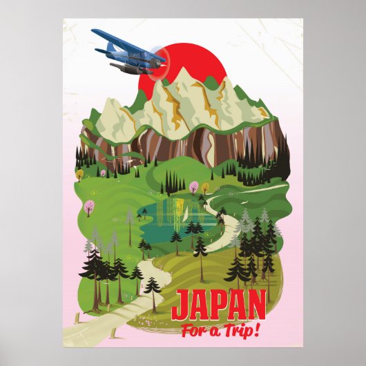 Japanse reisposter poster (Voorkant)