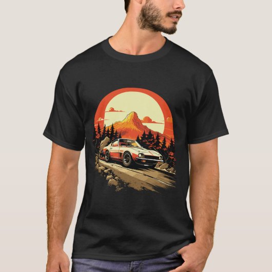 Japanse Retro Auto Racing - JDM Legend Drifting T-shirt (Voorkant)