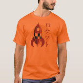 Japanse Retro Rocket T-shirt (Voorkant)