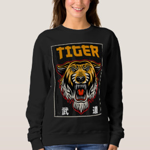 Japanse Retro Tijger Vintage Trui
