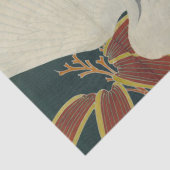 Japanse rode kraan Kunst Tissuepapier (Detail)