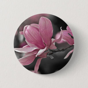 Japanse Roze Schotel Magnolia Ronde Button 5,7 Cm