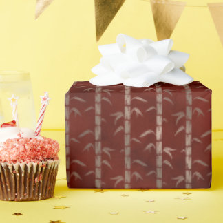 Japanse Rustige Bamboe Patroon Cadeau Cadeaupapier
