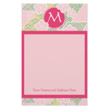 Japanse Sakura Cherry Blossom Geometric Patronen