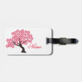 Japanse Sakura Cherry Blossom Thunder_Cove Bagagelabel (Achterkant horizontaal)