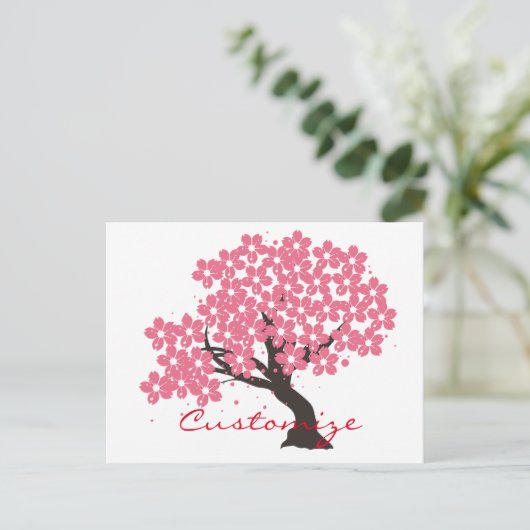 Japanse Sakura Cherry Blossom Thunder_Cove Briefkaart (Staand voorkant)
