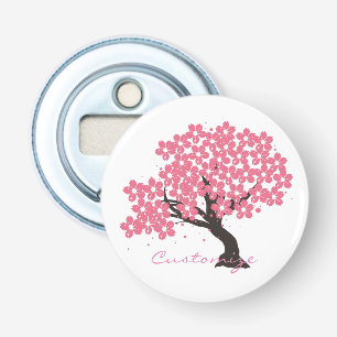 Japanse Sakura Cherry Blossom Thunder_Cove Button Flesopener