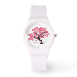 Japanse Sakura Cherry Blossom Thunder_Cove Horloge