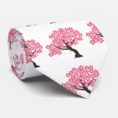 Japanse Sakura Cherry Blossom Thunder_Cove Stropdas (Opgerold)