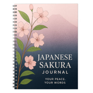 Japanse Sakura Dagboek: Natuur-Inspireerde Notitie Notitieboek