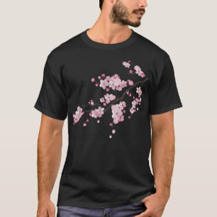 Japanse Sakura Graphic Cherry Blossom Sak T-shirt